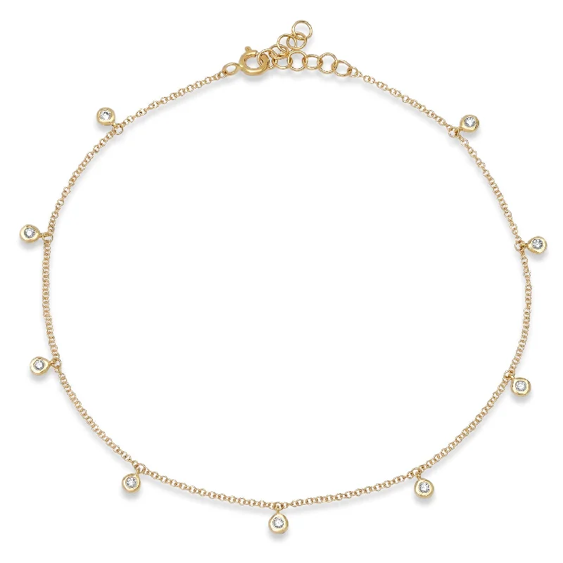 anklets for casual wear for women-Diamond Anklet