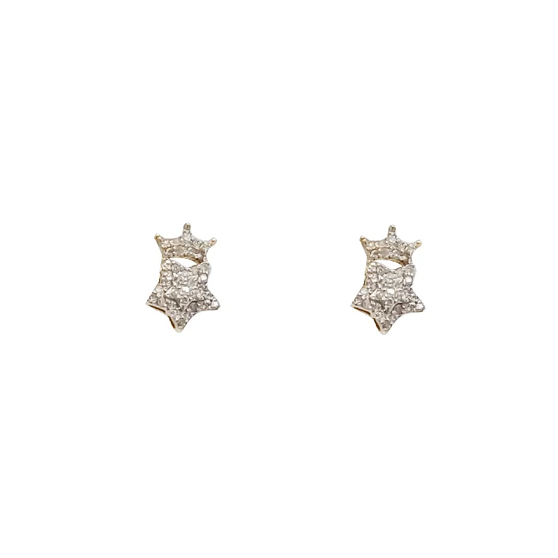 engagement earrings for women-Diamond  Stud Earrings (14K)