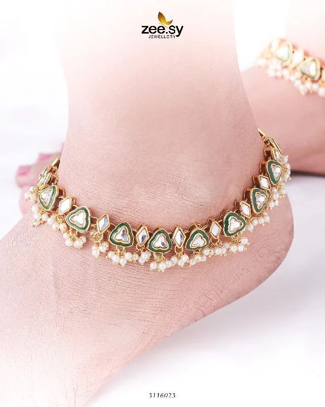 summer anklet jewelry for women-Zarmina Anklet