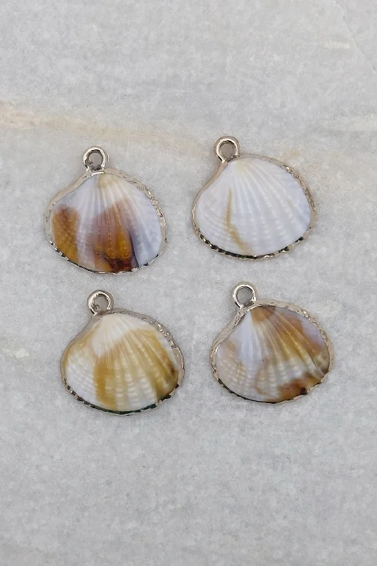 modern necklaces for women-Medium Shell Charm