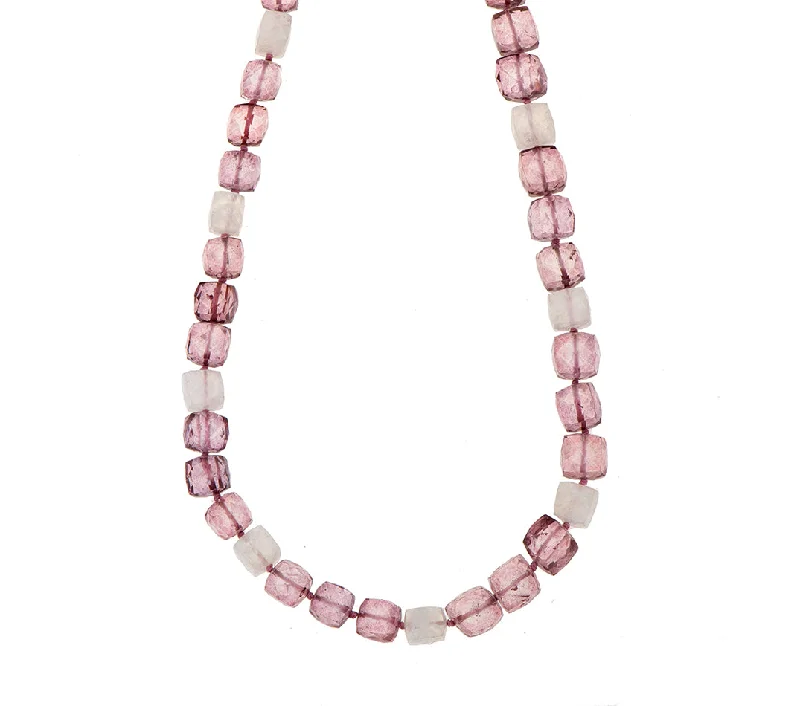 affordable necklaces for women-Nava Zahavi Pink Topaz and Moonstone Necklace