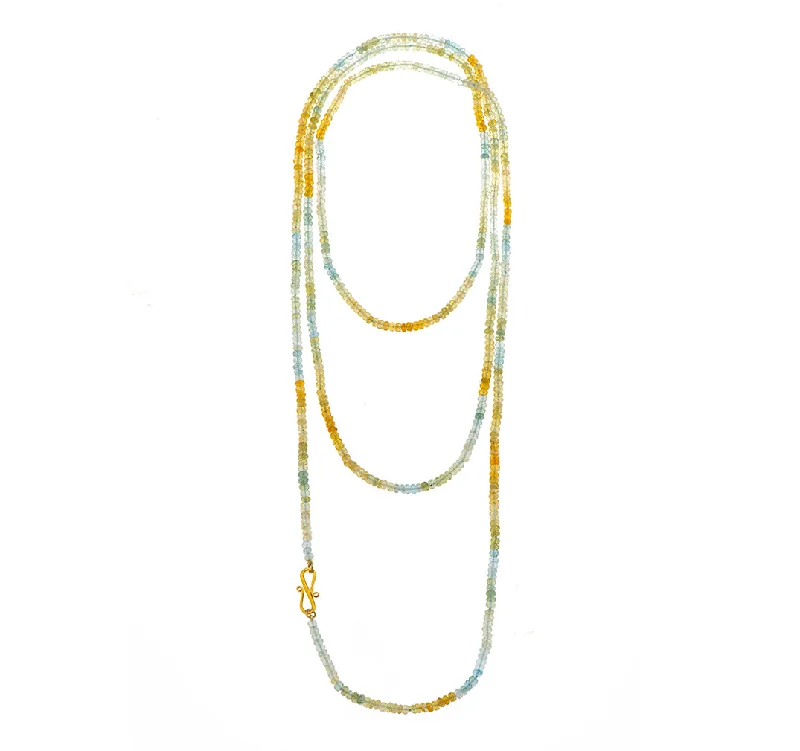 minimalist necklaces for women-Nava Zahavi Exquisite Aqua Necklace