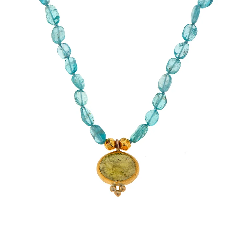 custom gemstone necklaces for women-Nava Zahavi Mint Green Necklace