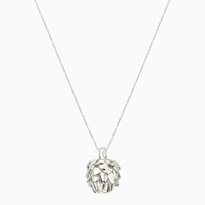 bohemian necklaces for women-Mini Artichoke Pendant