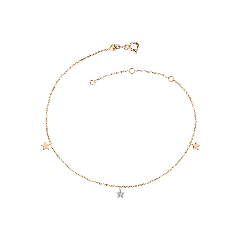 customizable anklets for women-Starry Anklet