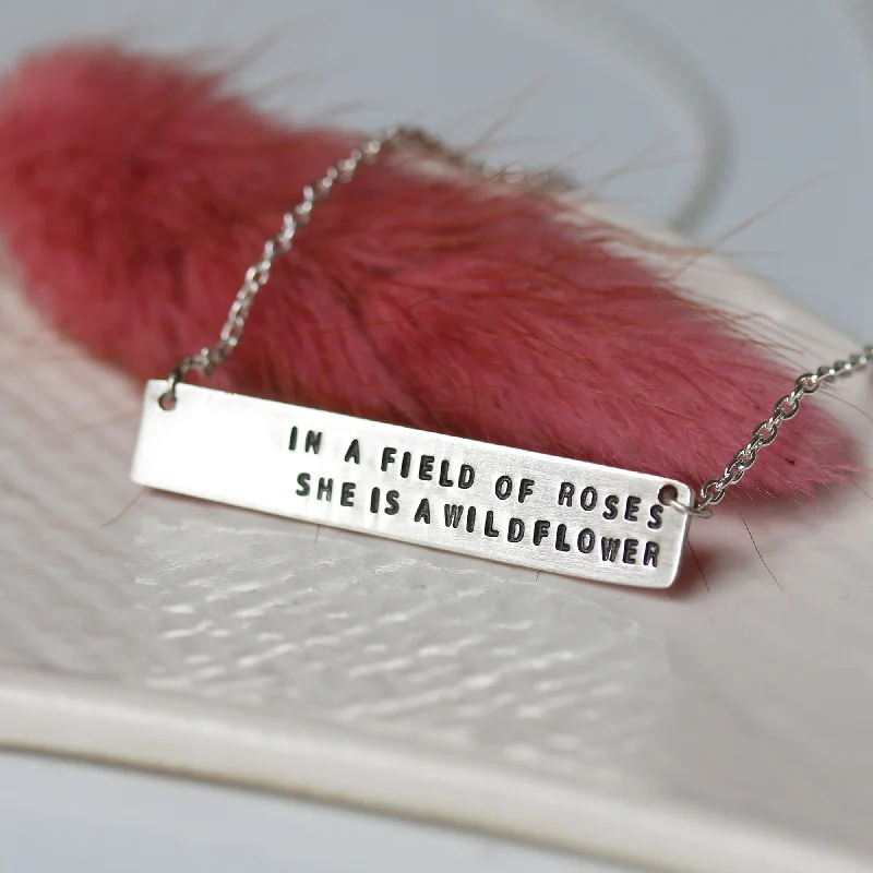 personalized name necklaces for women-PROSE NECKLACE