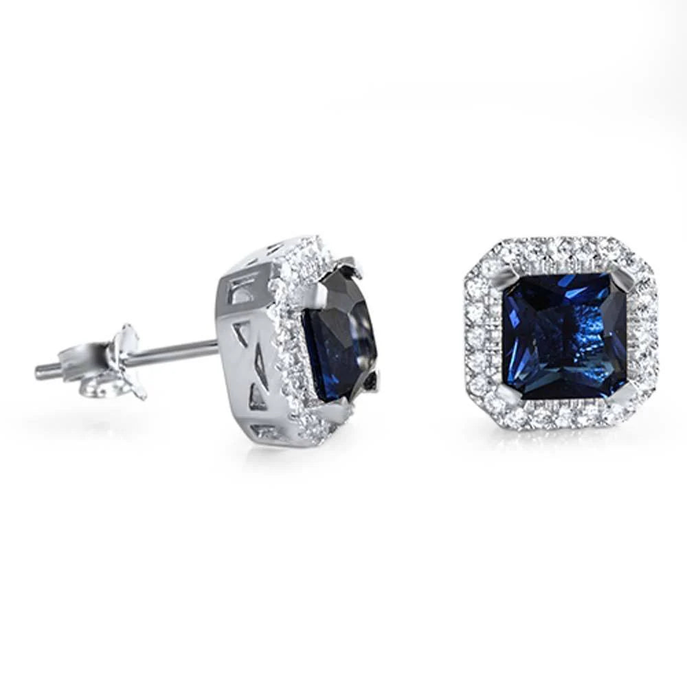 wedding earrings for women-Sapphire Sparkle Earrings