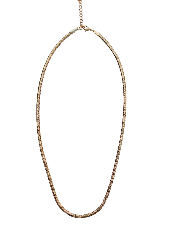 elegant gold necklaces for women-Skinny Gold Chain Necklace