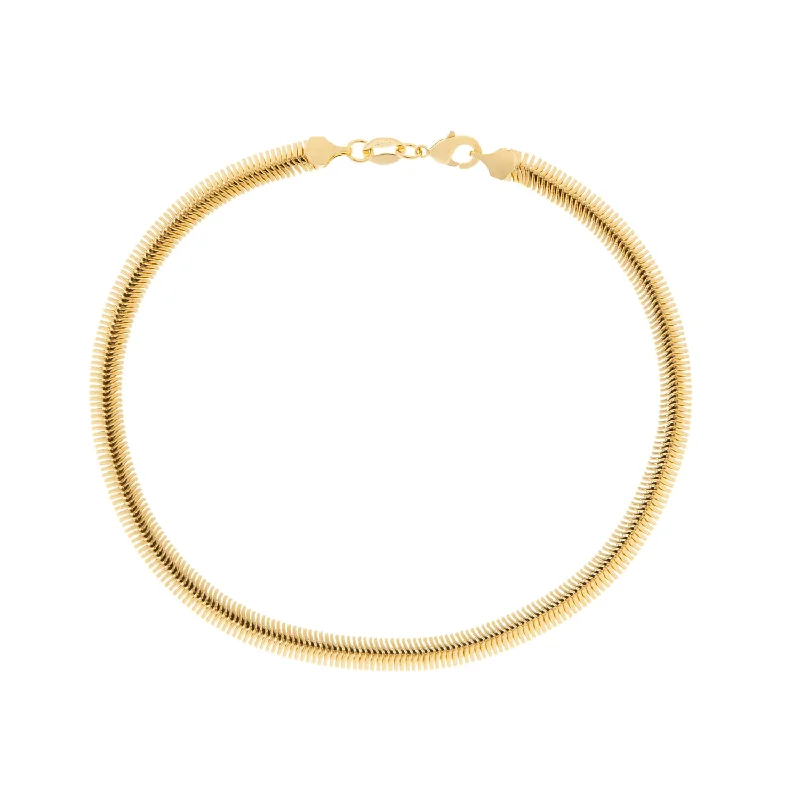 friendship bracelets and anklets for women-gold plated herringbone chain anklet