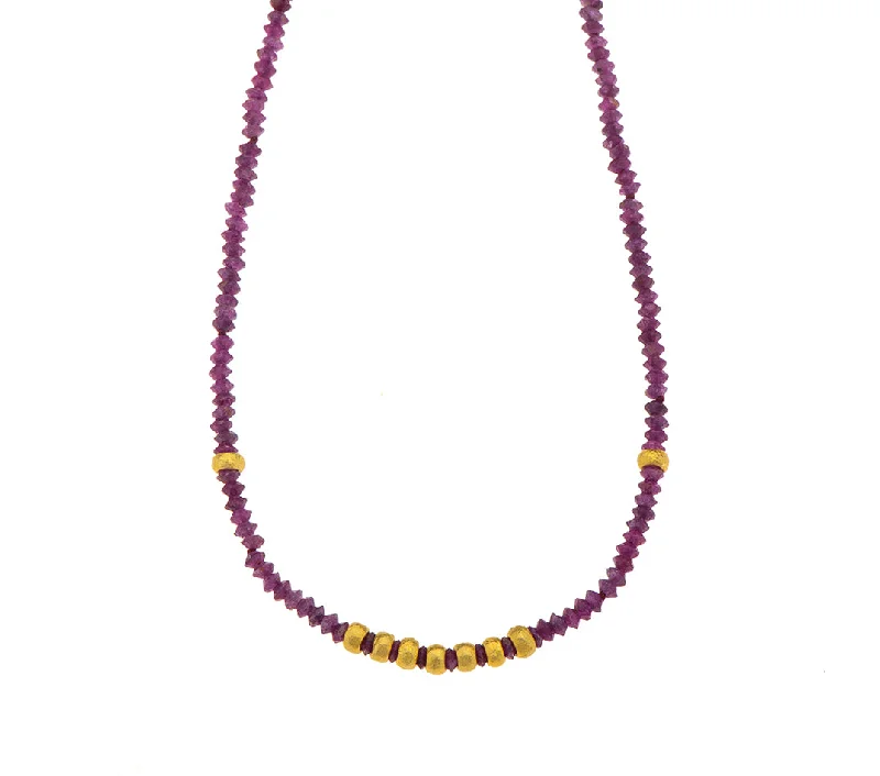 crystal pendants for women-Nava Zahavi Raw Ruby Necklace