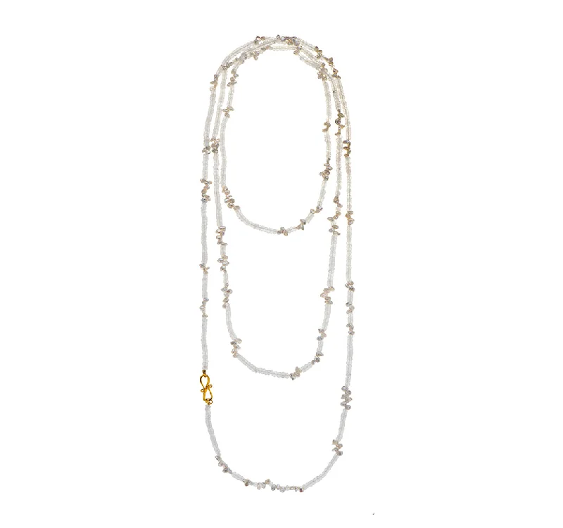 layered gold necklaces for women-Nava Zahavi Moonlit Harmony Necklace