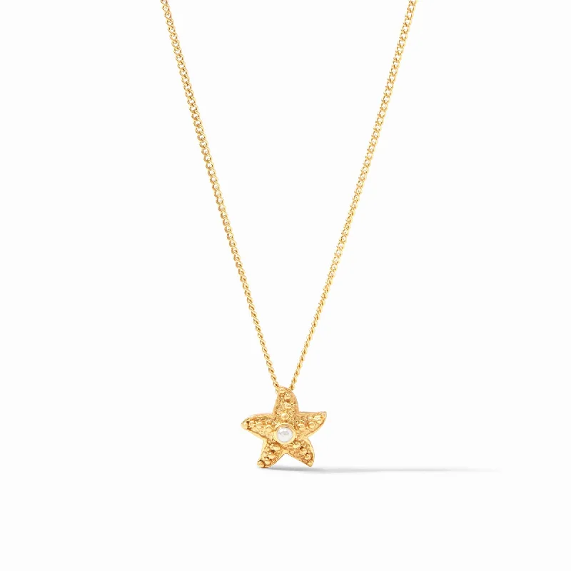 wedding necklaces for women-Sanibel Starfish Delicate Necklace