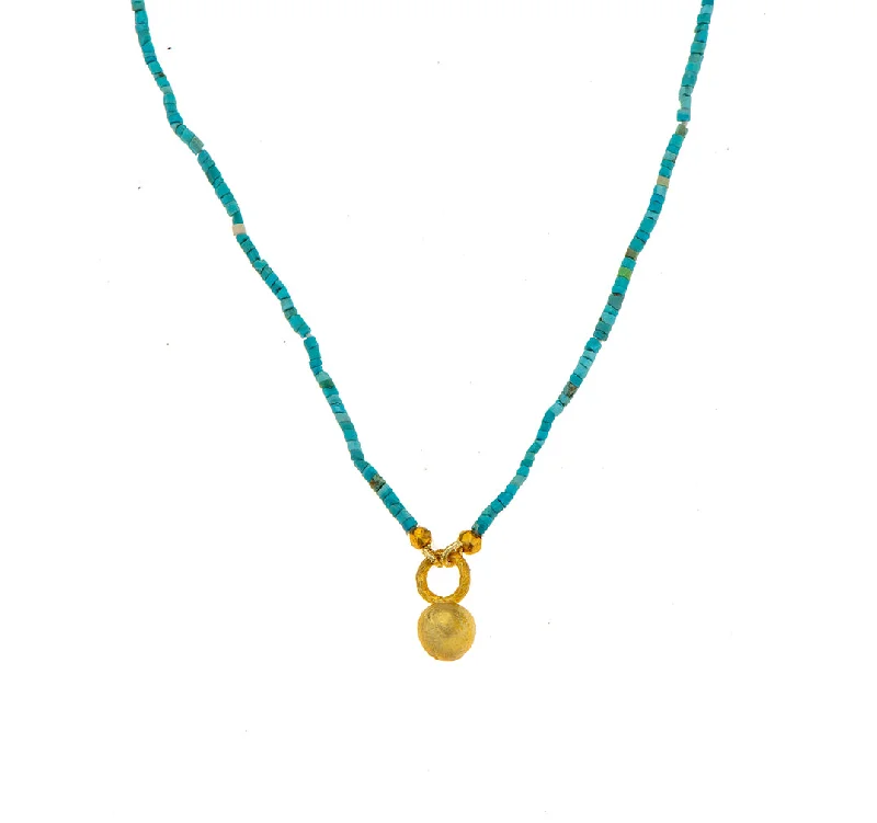 black diamond necklaces for women-Nava Zahavi Bohemian Turquoise Necklace