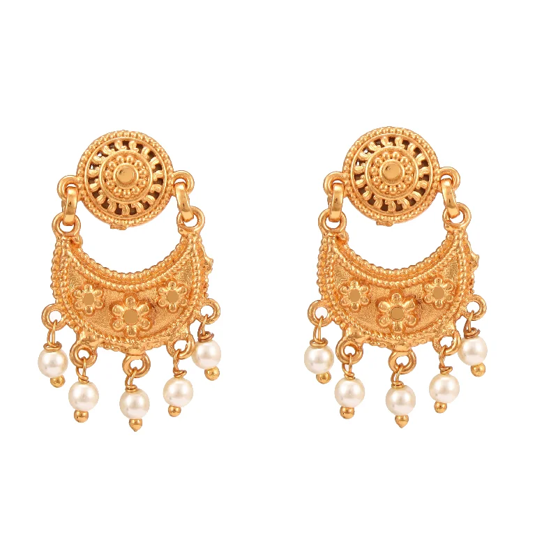 custom earrings for women-Muktika - Little Chandbali Earrings