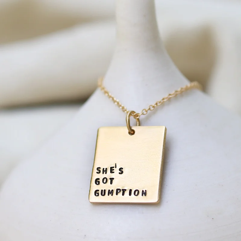 gold-plated necklaces for women-SHE'S GOT GUMPTION | EVERLONG NECKLACE