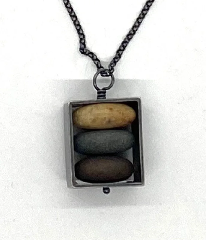 adjustable necklaces for women-Small Box Necklace