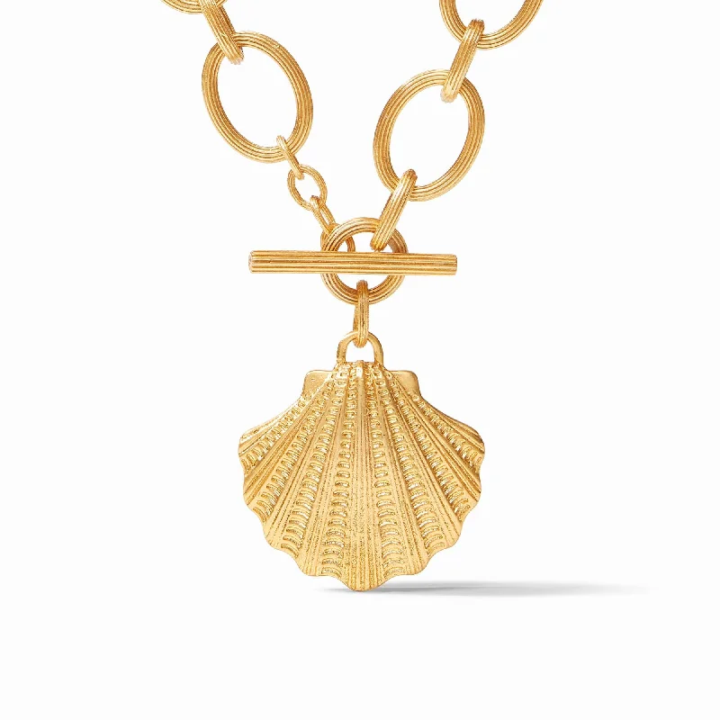 pendant necklaces for women-Sanibel Shell Statement Necklace