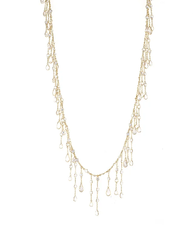 adjustable necklaces for women-Classic Fringe Necklace