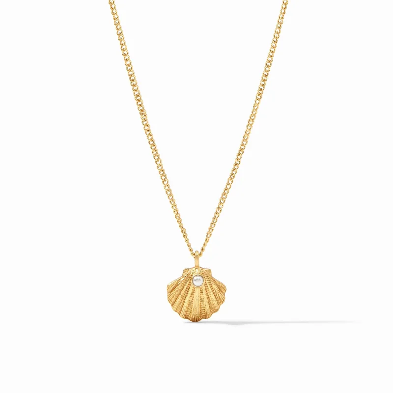 eternity necklaces for women-Sanibel Shell Delicate Necklace