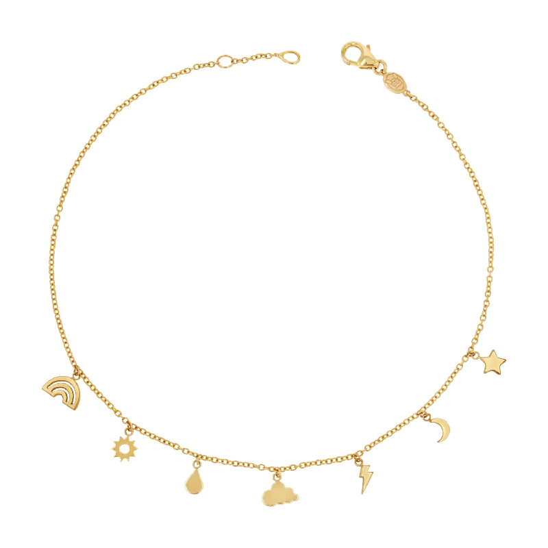 adjustable anklets for women-Cosmic Anklet