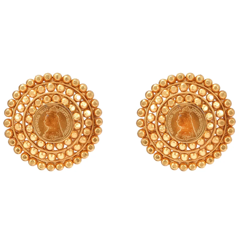 drop earrings for women-Gini Centric Big Pasha Earrings