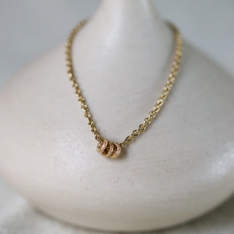 delicate necklaces for women-DIAMOND DUSTED WISH NECKLACE