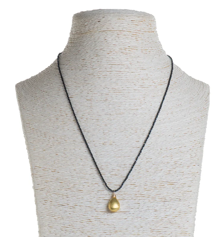 geometric necklaces for women-Nava Zahavi Yellow Gold on Silver Basic Love Necklace