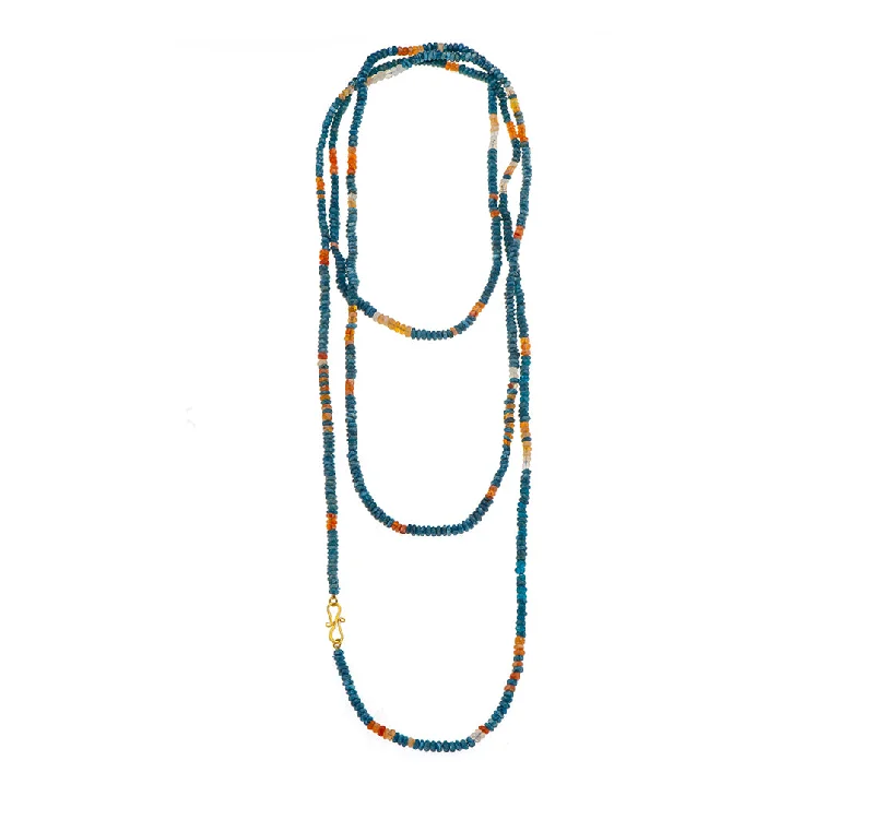 statement chain necklaces for women-Nava Zahavi Mesmerizing Kyanite Necklace