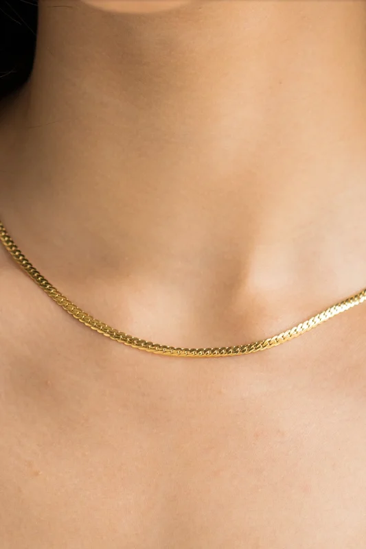 modern crystal necklaces for women-Dainty Braided Necklace