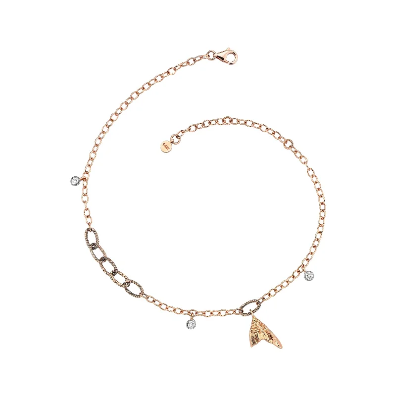 vintage anklet sets for women-Orca Anklet