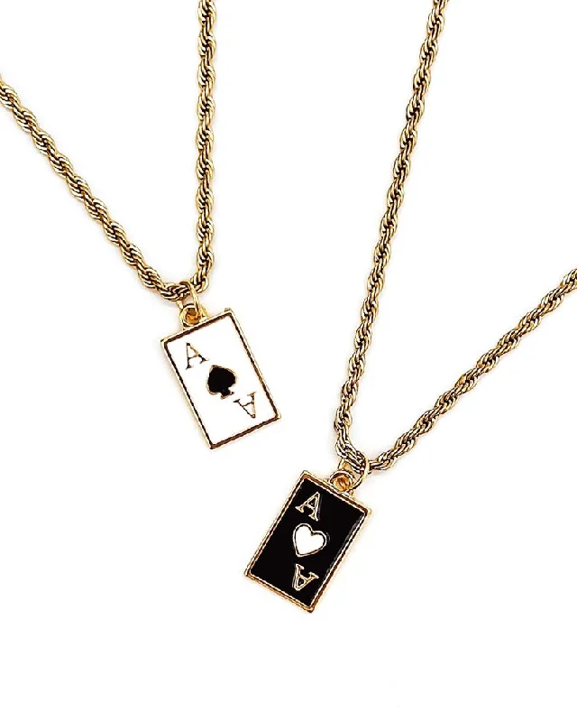 custom charm necklaces for women-Ace Necklace || Choose Style