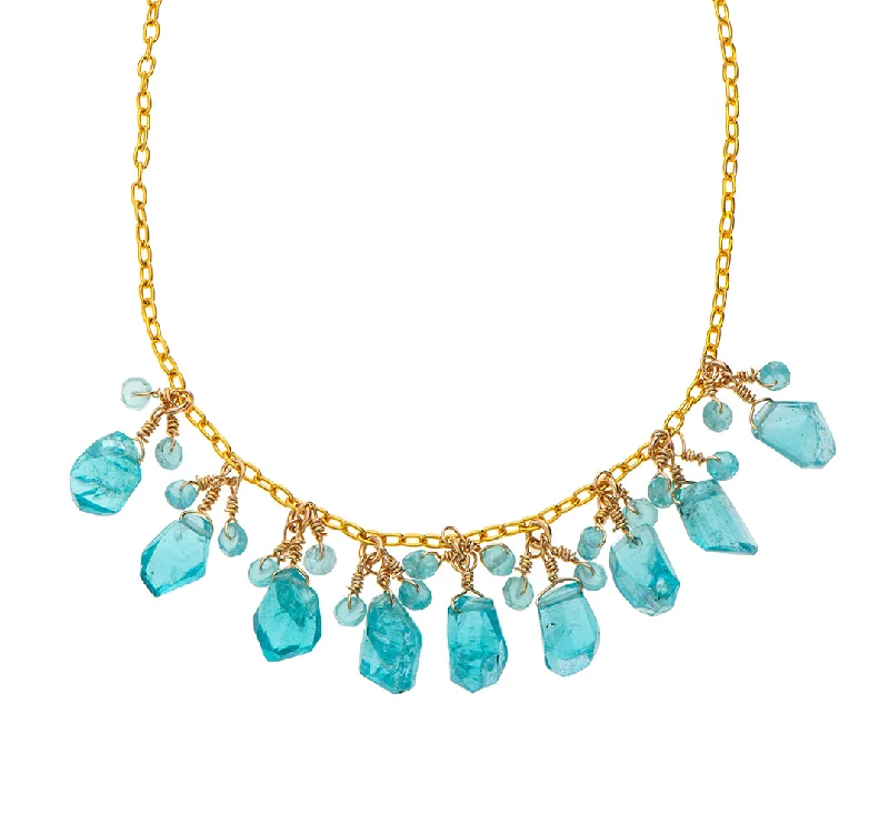 sterling silver necklaces for women-Nava Zahavi Bright Apatite