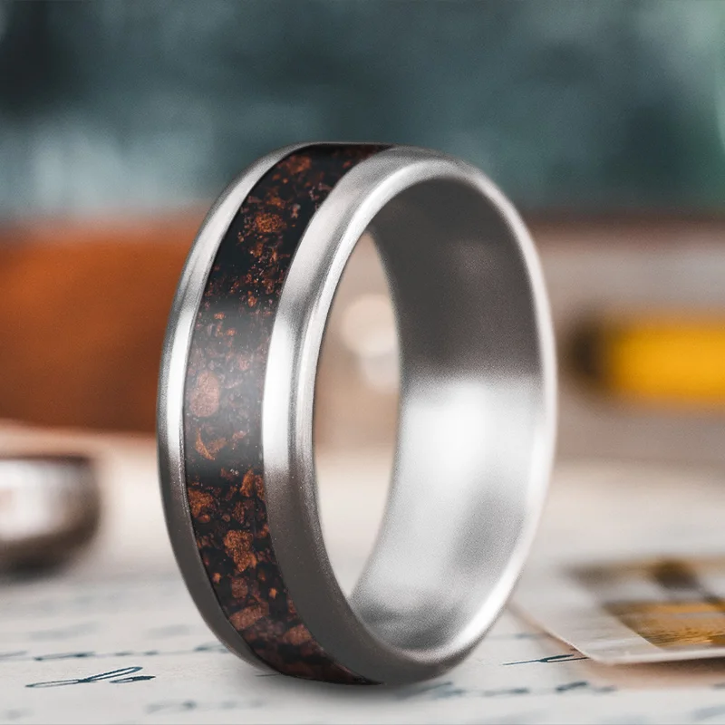 custom engraved rings for women-Custom Design - Single Inlay zJEmGVdNXmHYzwNRDQTB5qOJ