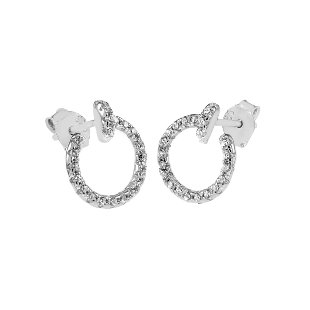 diamond hoop earrings for women-Nail Earrings