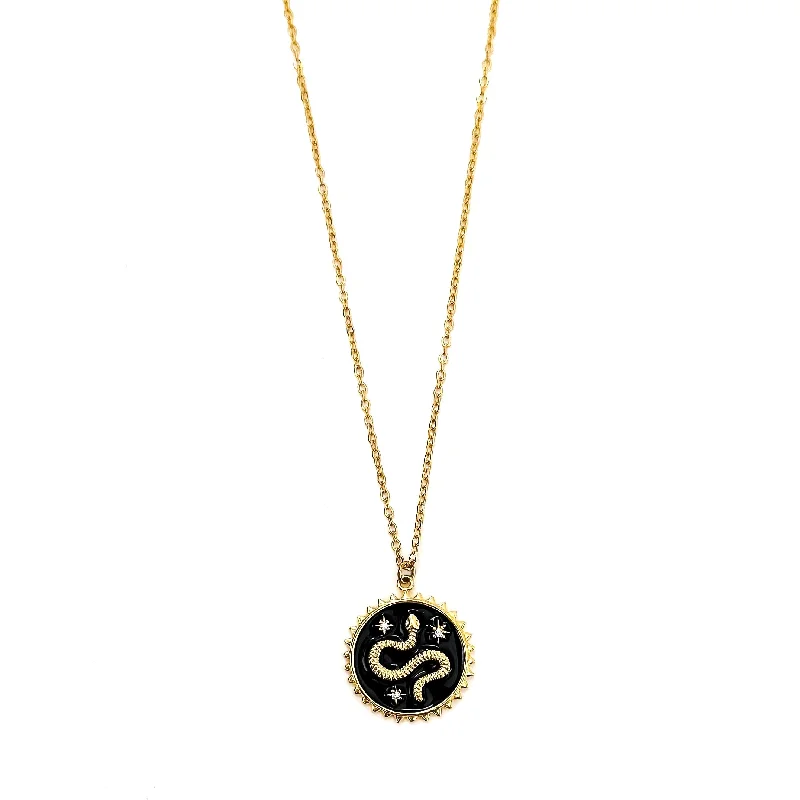 pendant necklaces for women-Capurnia Snake Necklace