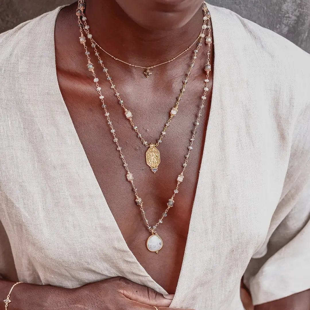 minimalist necklaces for women-My Love Is Powerful Mala & Ever Evolving • Necklace