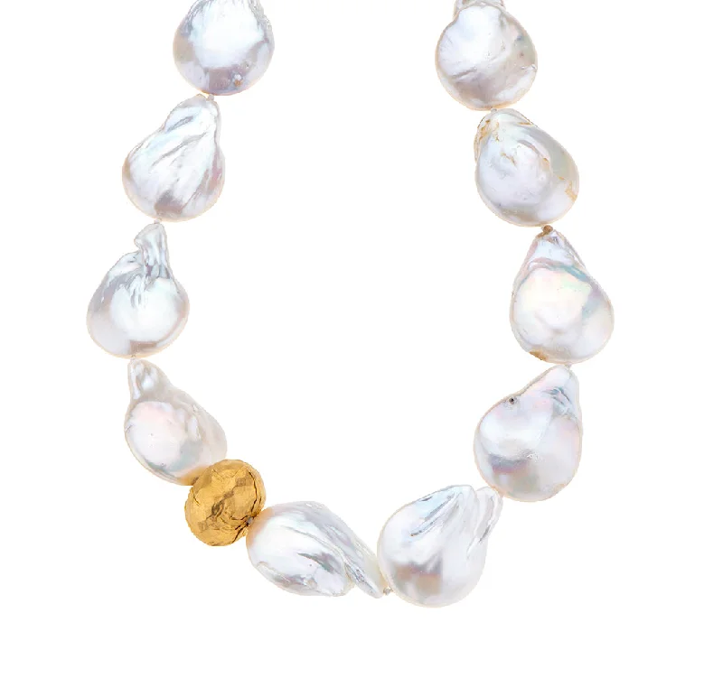 matching necklaces for women-Nava Zahavi Giant Pearl Necklace