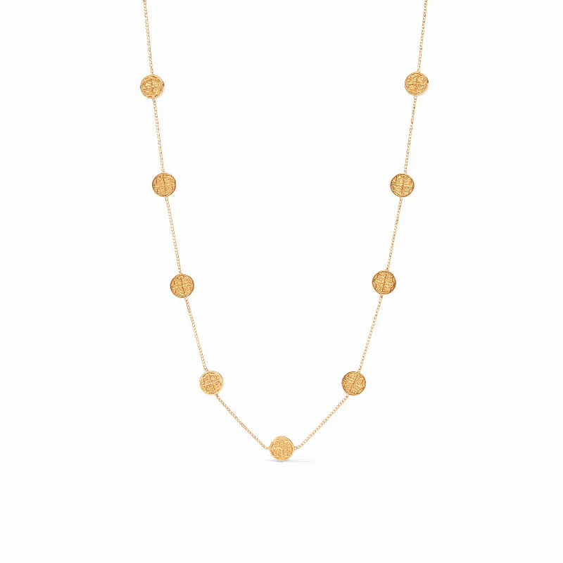 infinity necklaces for women-Valencia Delicate Station Necklace