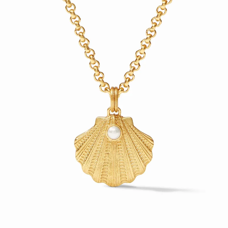 trendy necklaces for women-Sanibel Shell Pendant