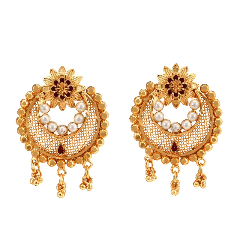 diamond stud earrings for women-Kshiti - Small Kanbala Earrings