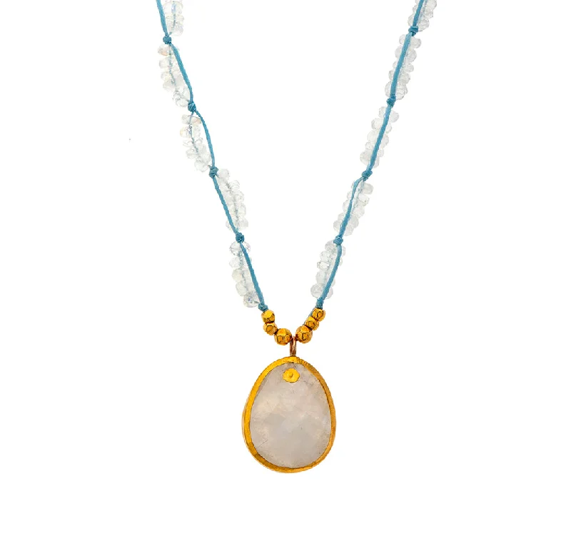 modern crystal necklaces for women-Nava Zahavi Moondrop Necklace