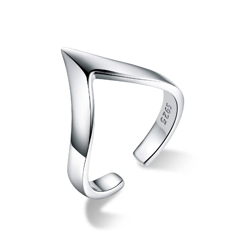 Love-Silver ring-Platinum