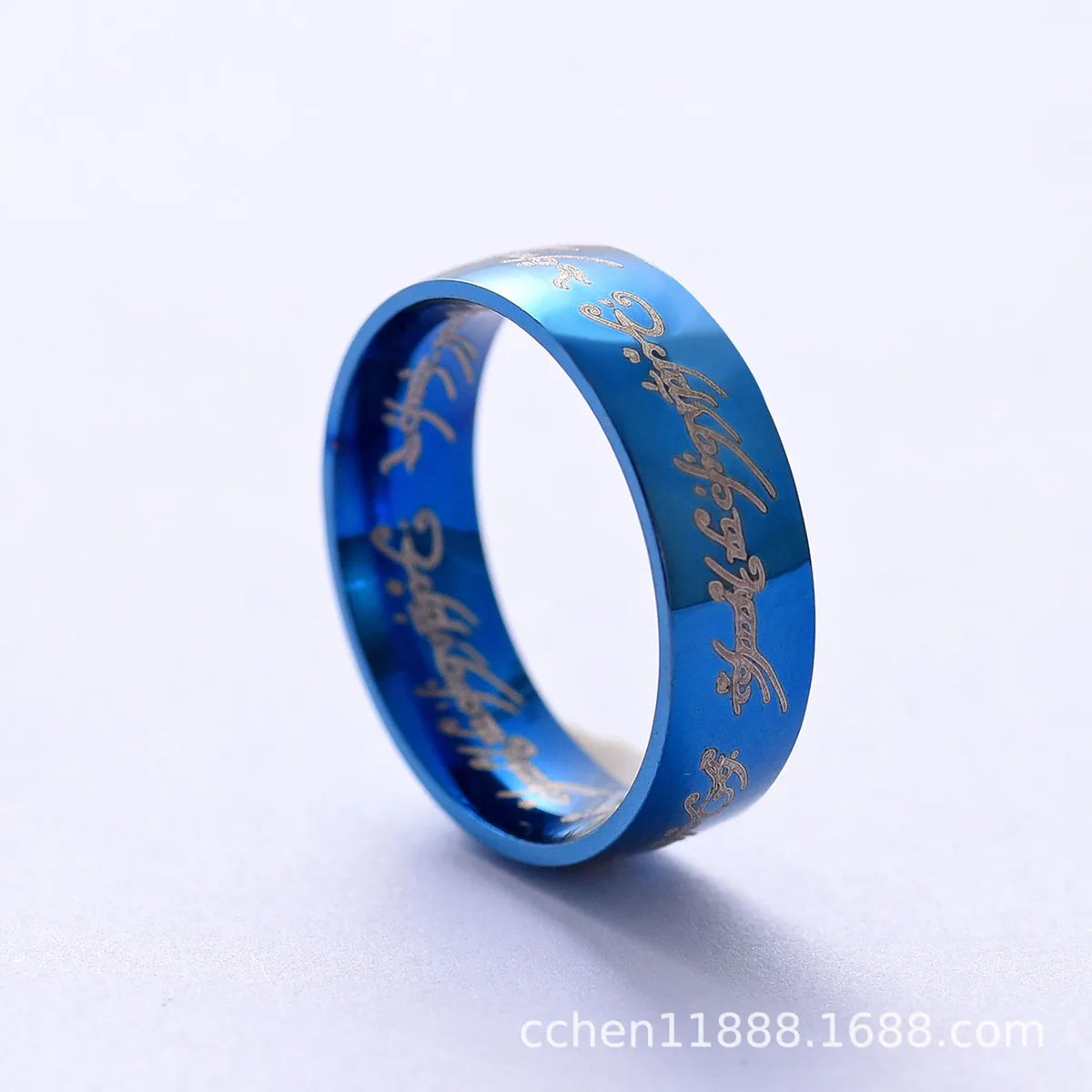 21-E-4 Blue-Plated Marking Magic Ring (Faded Package Returned)