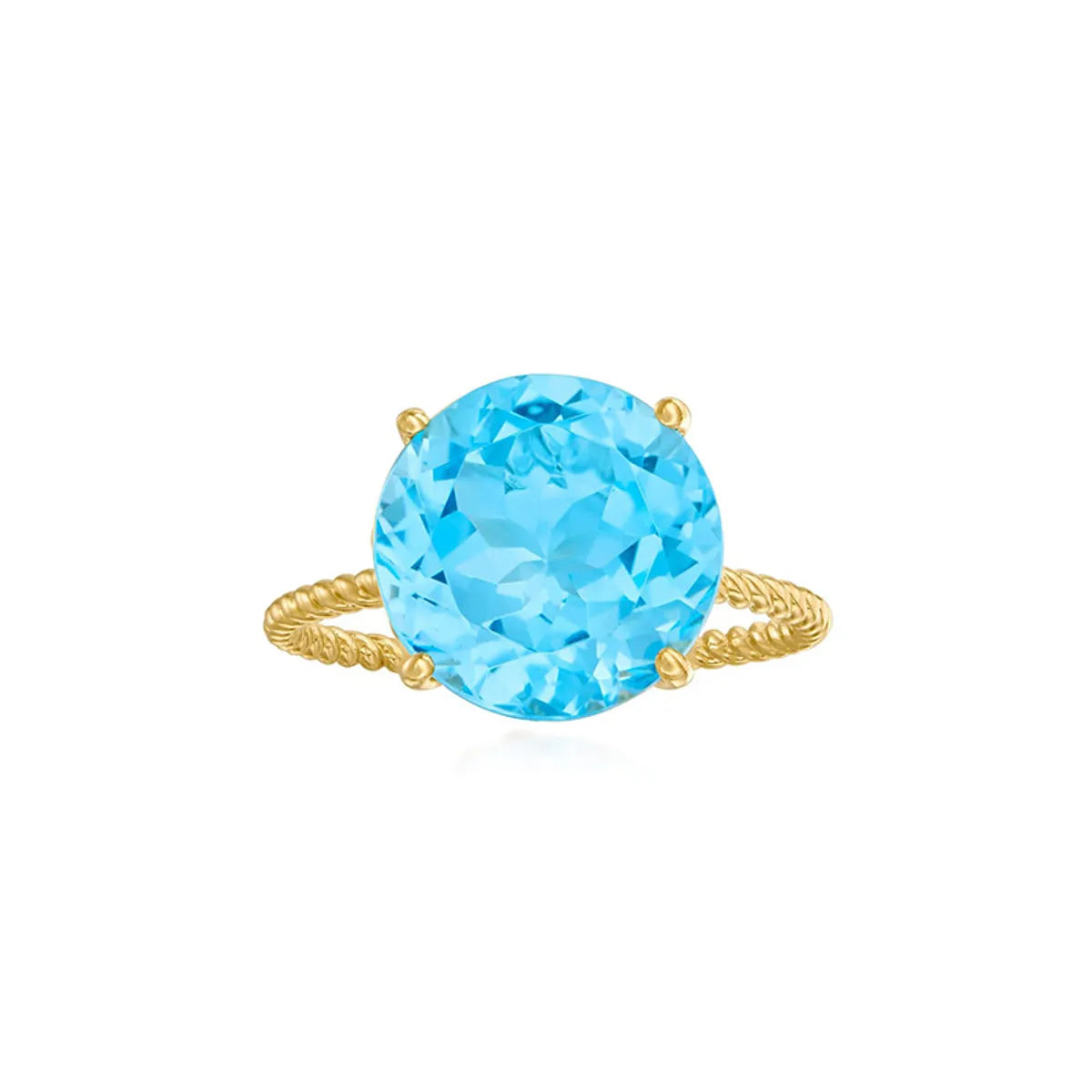 Gold- Blue Diamond