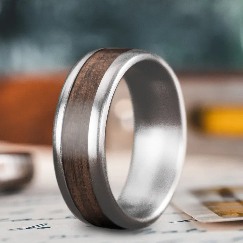 classic rings for women-Custom Design - Single Inlay Ring qPR0rPJOIJaaeuhNmKzNAVqt