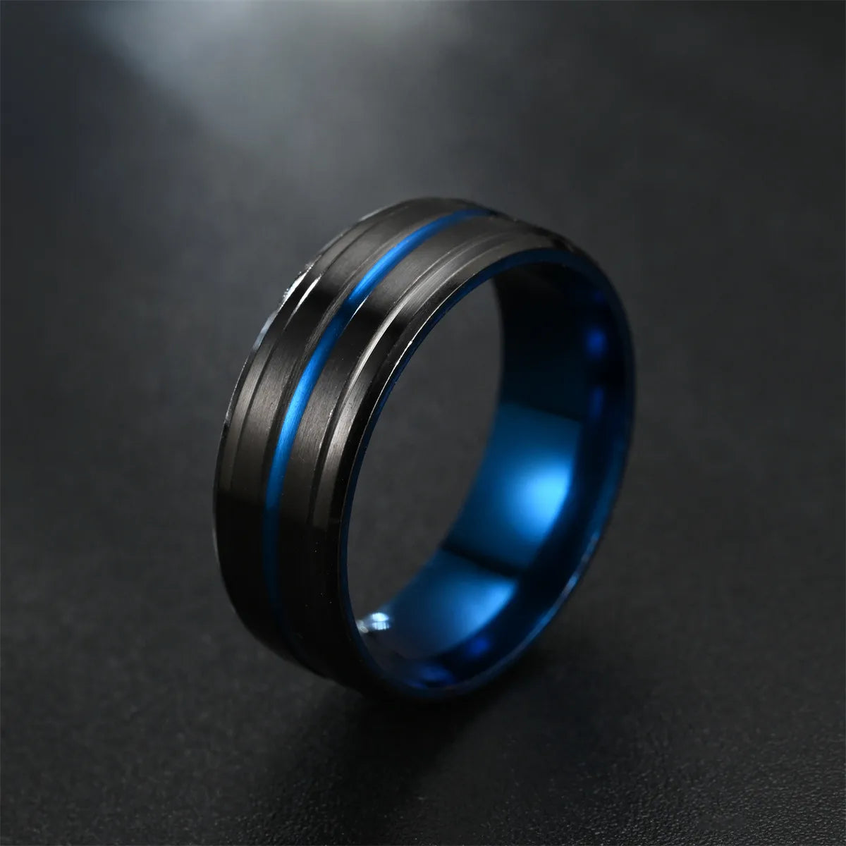 8mm Step Black Inner Hole Blue