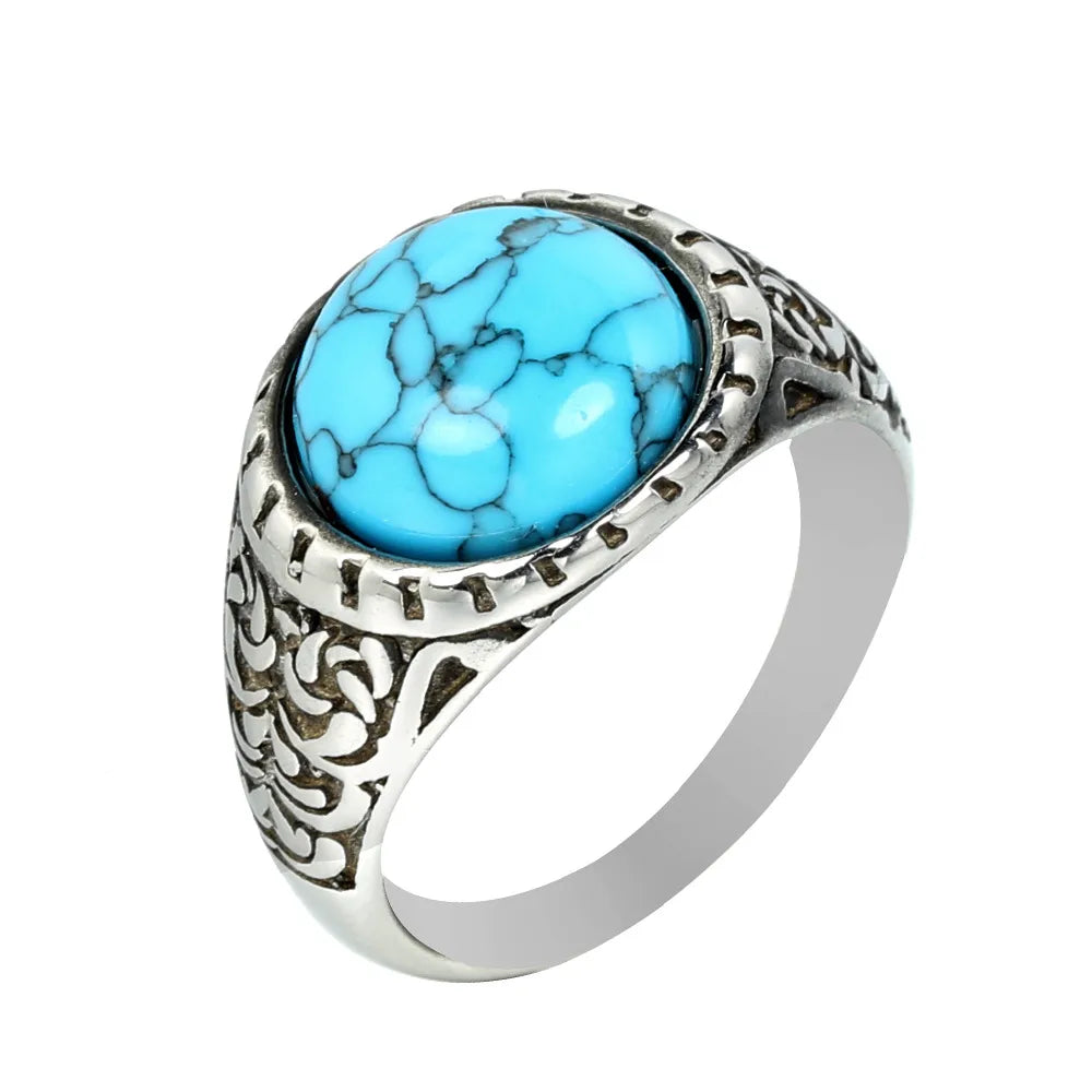 Steel Color Turquoise Diamond