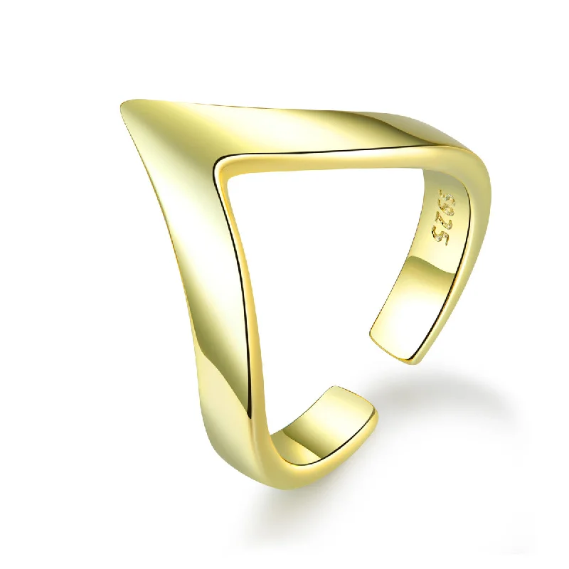 Love-Silver ring-Gold