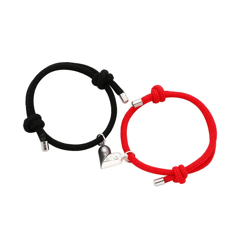 Red Black Rope Bracelet