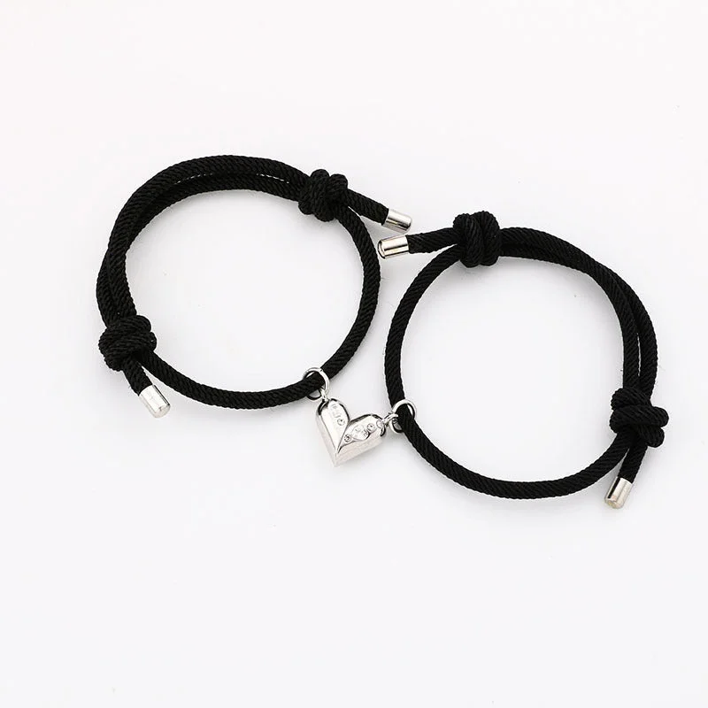 All Black Rope Bracelet